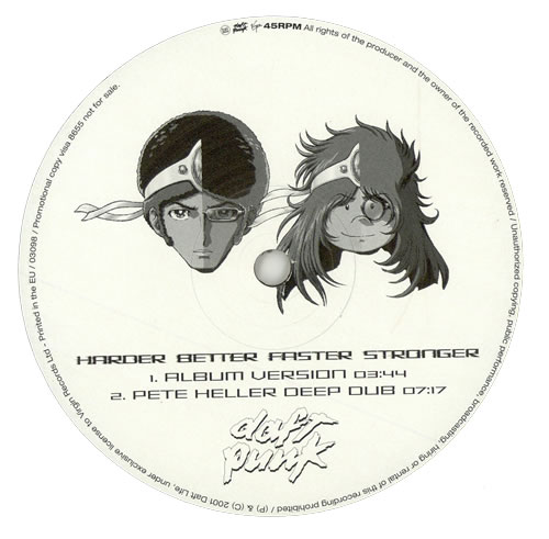 洋楽 Daft Punk Harder Better Faster Stronger 41YD0M928WL._UF1000,1000_QL80_.jpg